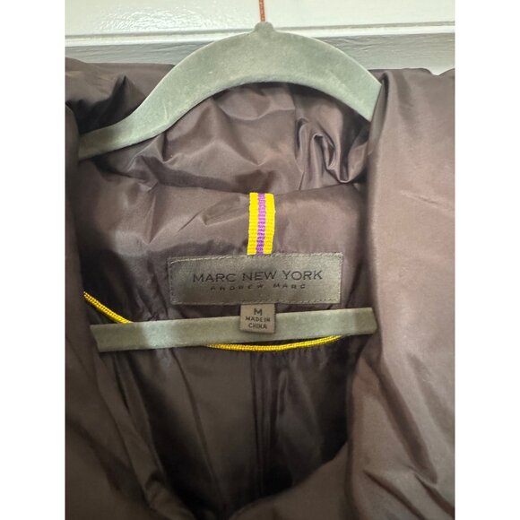 Marc New York Brown Quilted Down Puffer Coat Women’s M - Picture 4 of 4